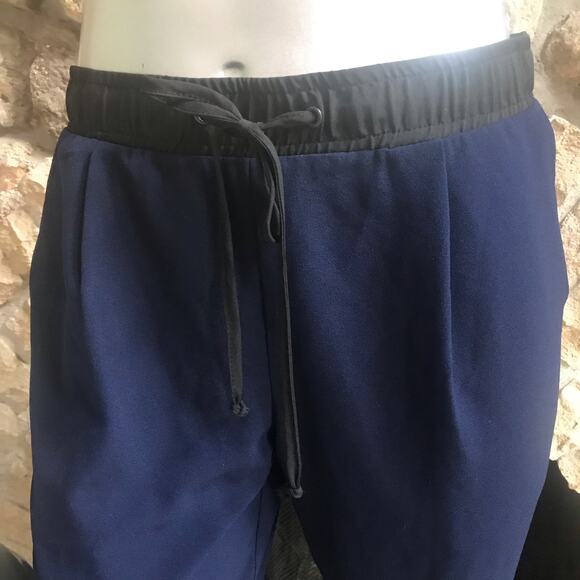 Sanctuary Blue Black Pull On Polyester Pants Women’s Size Small - Picture 5 of 7